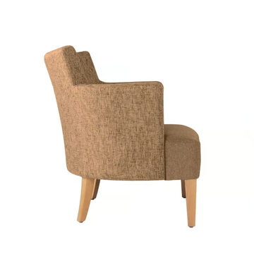 EVELYNE SQUARE PL01 - Fabric armchair with armrests by New Life - view 3